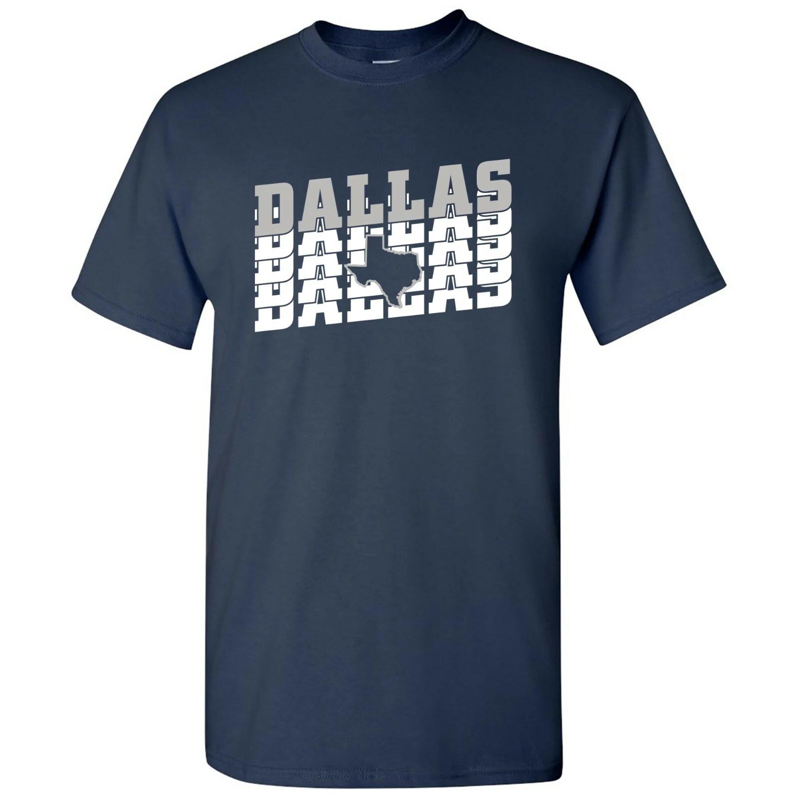 Dallas Retro Repeat - Sports Team City Pride Tailgating T Shirt 3XL