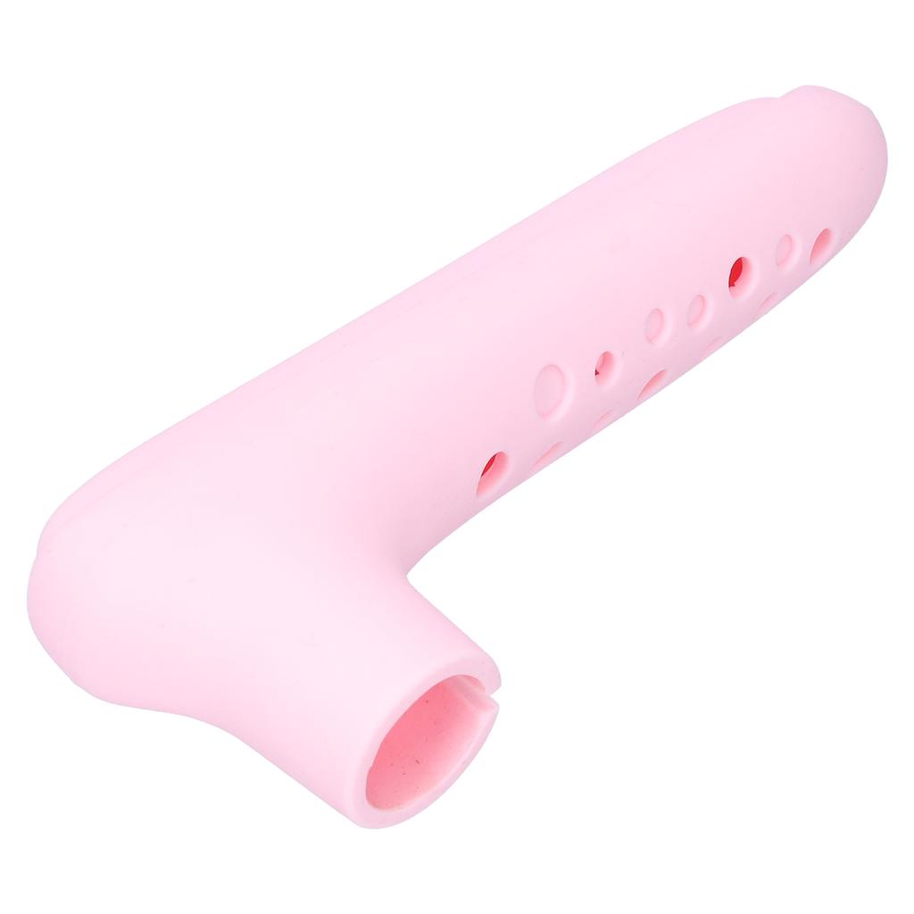 Silicone Door Handle Cover AntiCollision AntiStatic Doorknob Protective Sleeve Child Safety(Pink )