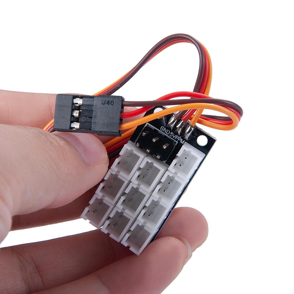 TRZX PH2.0 Expansion Module Light System Expansion Board for Tamiya 1/14 RC Trailer Truck