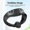 Per Meta Quest 3S Copertura Facciale di Ricambio - Pelle PU Morbida + ABS, Design Anti-Perdita e Ventilato, Kit 5-in-1, Facile da Installare, Interfaccia Facciale