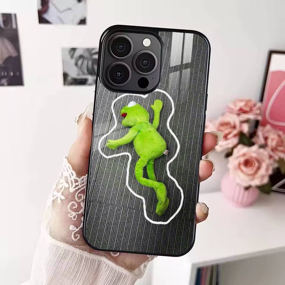 

Funny kermit the frog Phone Case For iPhone 17,16,15,14,13,12,Plus,Pro,Max for Magsafe Magnetic Wireless Charging iPhone16PROMAX
