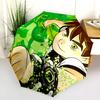 Ben 10  pattern, automatic folding umbrella, portable and foldable design, 8 ribs, a Christmas or birthday gift.