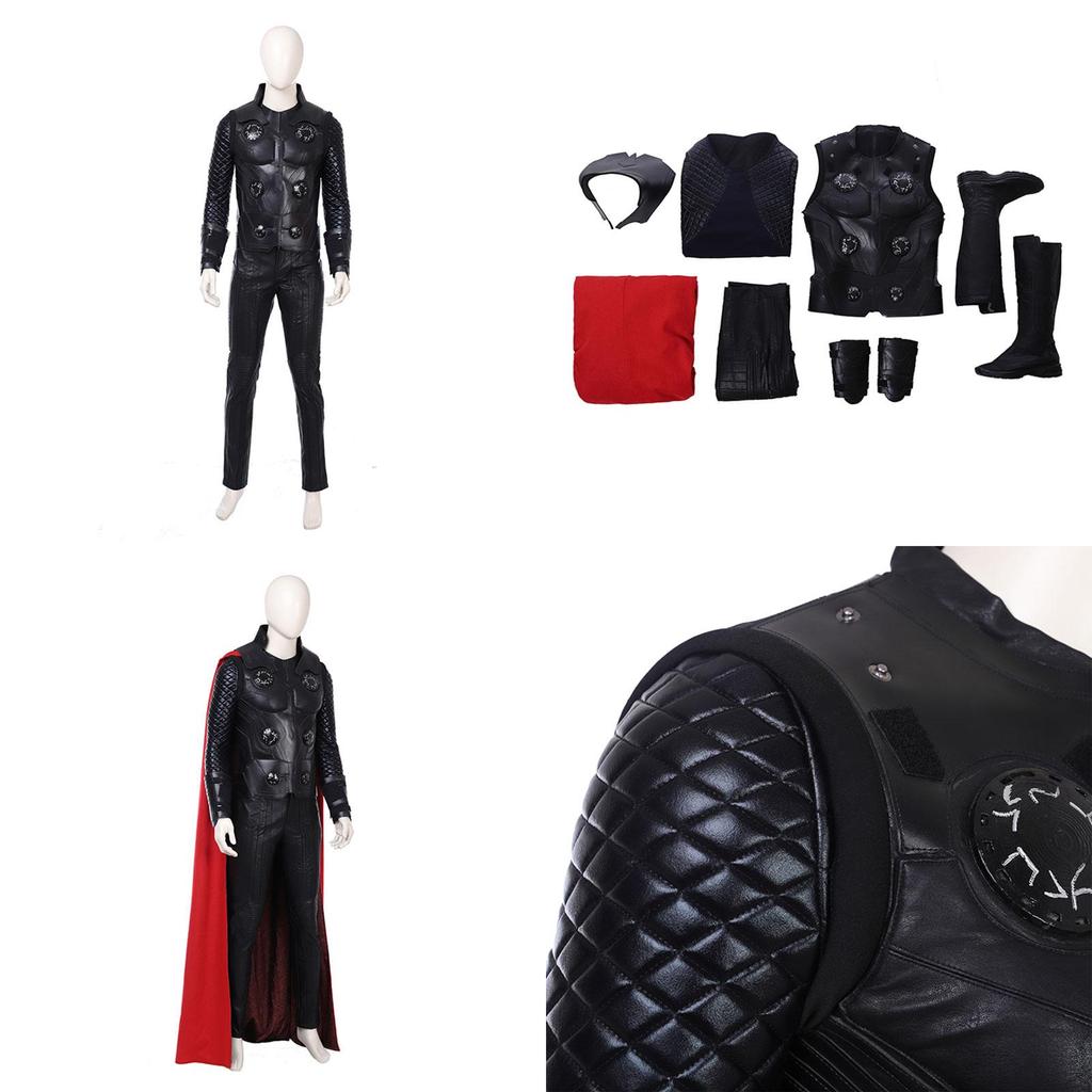 War Infinity Avengers Thor Odinson Cosplay Costume Full Suit Halloween Party