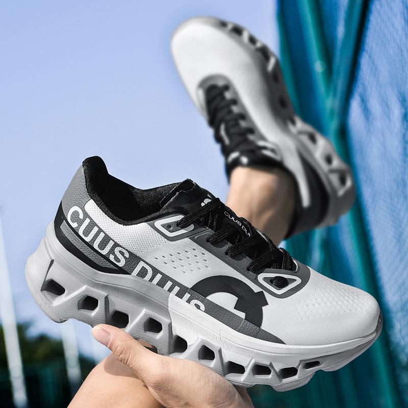 Herren-Laufschuhe, atmungsaktiv, Sport-Sneaker zum Schnüren, bequem, lässig, Wanderschuhe, Sportschuhe für das Training