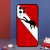 Diver Down Scuba Flag For Samsung Galaxy M31 M51 M33 M13 M23 M53 M15 M55 M14 M34 M54 M20 M30s M32 M52 Phone Case