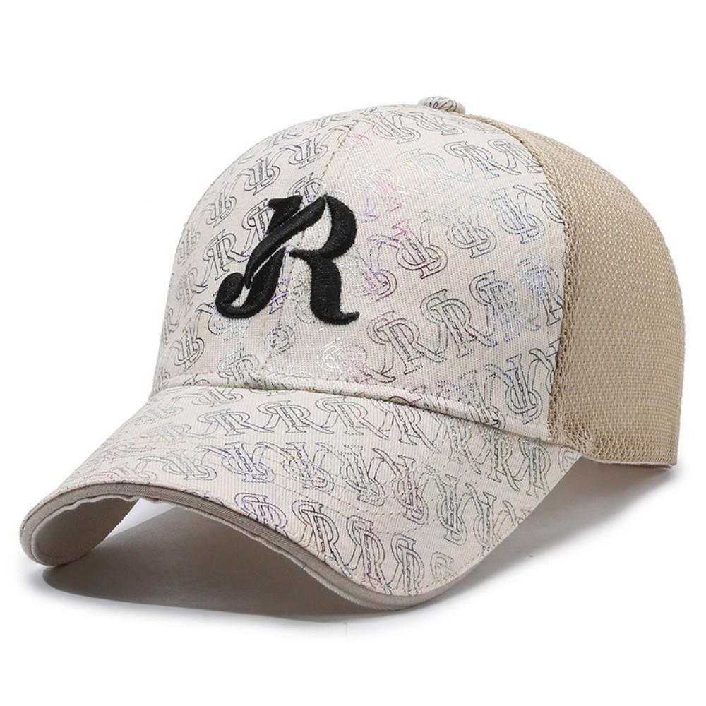 Breathable Graffiti Hip-hop Hat Letter Embroidered Sun Hat Casual Mesh Baseball Cap  Outdoor