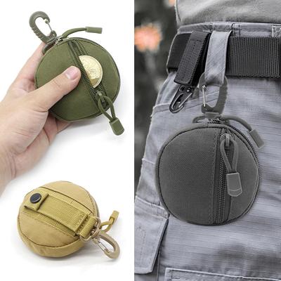 Mini EDC pouzdro na nářadí Klíčenka Zipový držák Sluchátka Klíče Peněženka Mince Pouzdra Užitkové Venkovní Turistika Lov Příslušenství Ledvinka