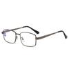 Metal Large Frame Anti Blue Reading Glasses High-end High-definition Presbyopia Glasses for Men Women Presbyopia Eyewear 50-600