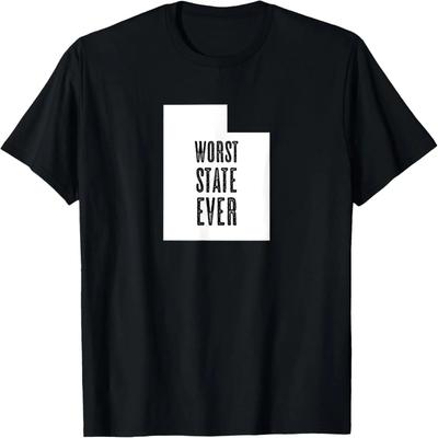 UTAH - Worst State Ever  UT Sucks -  Graphic T-Shirt