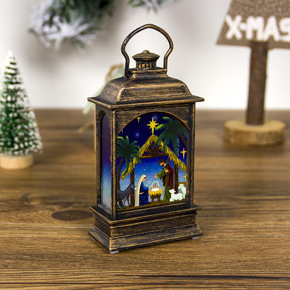 

Coloured Drawing Lantern for Home Tea Light Christmas Tree Decoration Hanging Pendant Bronze