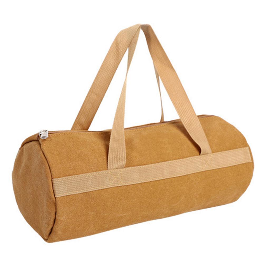 Tent Stake Bag Waterproof Dustproof Canvas Tent Pole Bag Portable Pegs Tool Storage Bag for Camping Hiking Outdoors