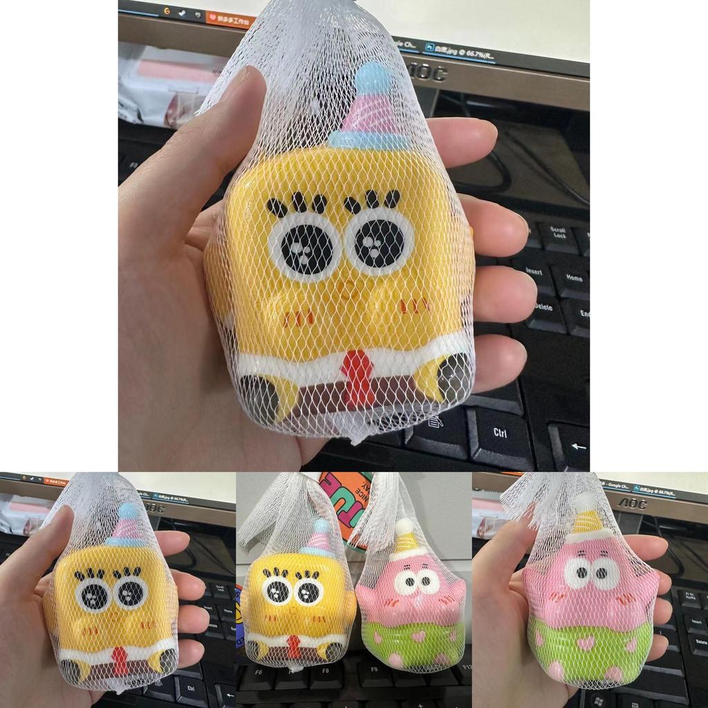 Beliebter Schwamm Baby Kuchen Großer Stern Niedlich Kneifbar Stressabbau Spielzeug Langsamer Rückprall Dekompression Cartoon Ornament 2024/1/1