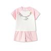 BalaOne: Balabala Children's Short Sleeved T-shirt Set, Baby Summer Clothes, Pure Cotton T-shirt Pants