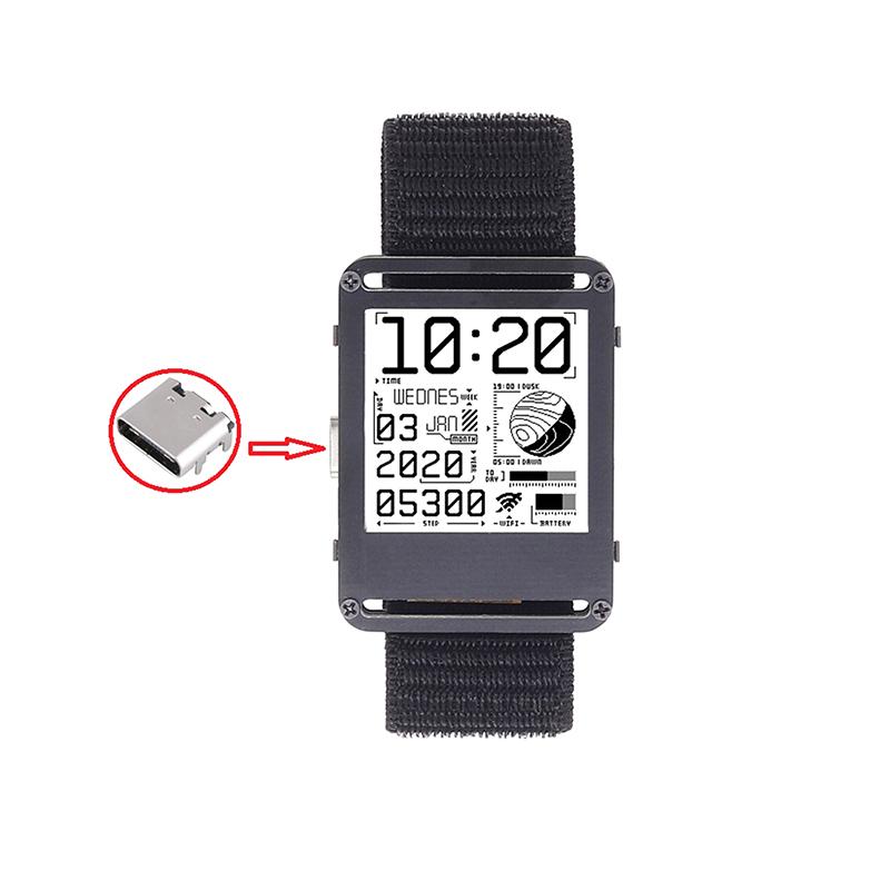 Watchy Esp32 Programmable Electronic Watch Ink Screen Angle Viewing Wallpapers Ultralow Freely Power Wide Consumption Can S S7N4