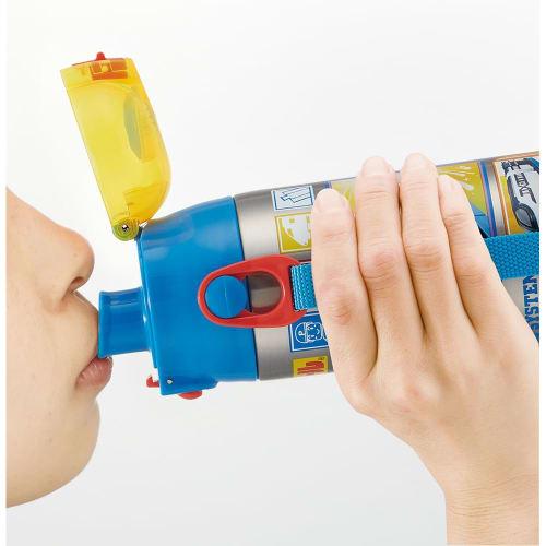 Skater Children's Stainless Steel Water Bottle Direct Drinking 580ml Plarail 24 Child-Friendly Lightweight Type Boys Cool Water Bottle Sports Bottle C