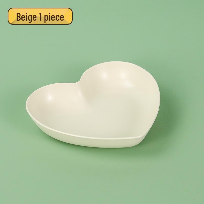 Elegant Gold-Edged Plastic Fruit Plate - Stylish Square Bone Dish for High-End Living Room Decor