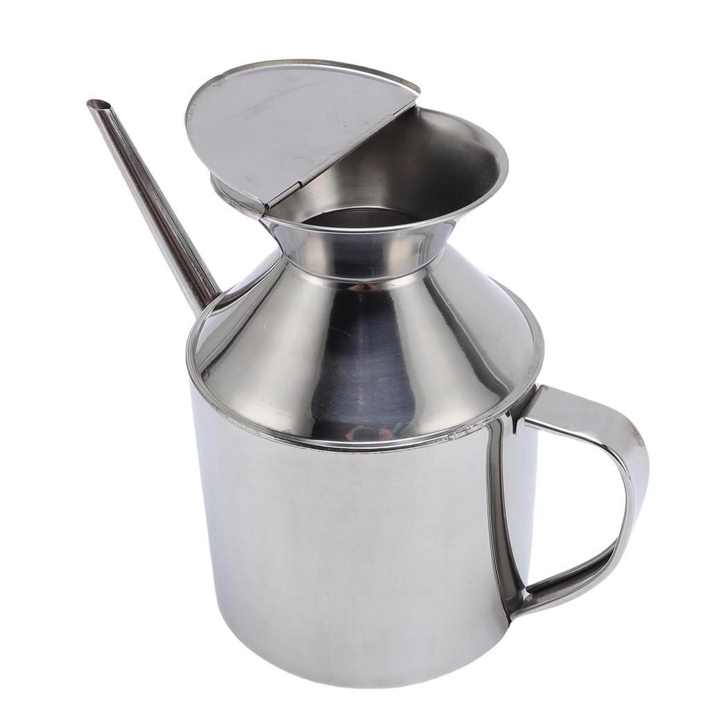 Olive Oil Dispenser Can Stainless Steel   Spout  Proof Easy To Clean   Pouring for Vinegar Soy Sauce