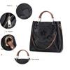Women's Winter New Fashion Simple Embossed Ladies Handbag Retro Large Capacity Diagonal