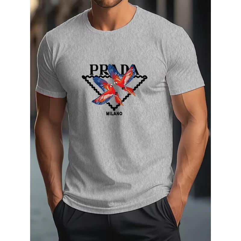 Casual Comfort Top Fashion Printed Short Sleeve Simple T-Shirts Men’s