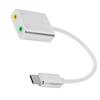 Aluminum Alloy TYPEC 7.1 External No Drive Stereo Sound Card Audio Adapter
