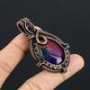 Rainbow Solar Quartz 999 Copper Wire Wrapped Pendant, Handmade Gemstone Pendant Jewelry, Gifts For Wife Brand New Pendant