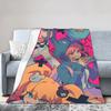Danganronpa Japanese Anime Throw Blanket for Couch  Fuzzy Soft Plush Blanket 50x60 Inch Multi-size Bedspreads for All Seasons