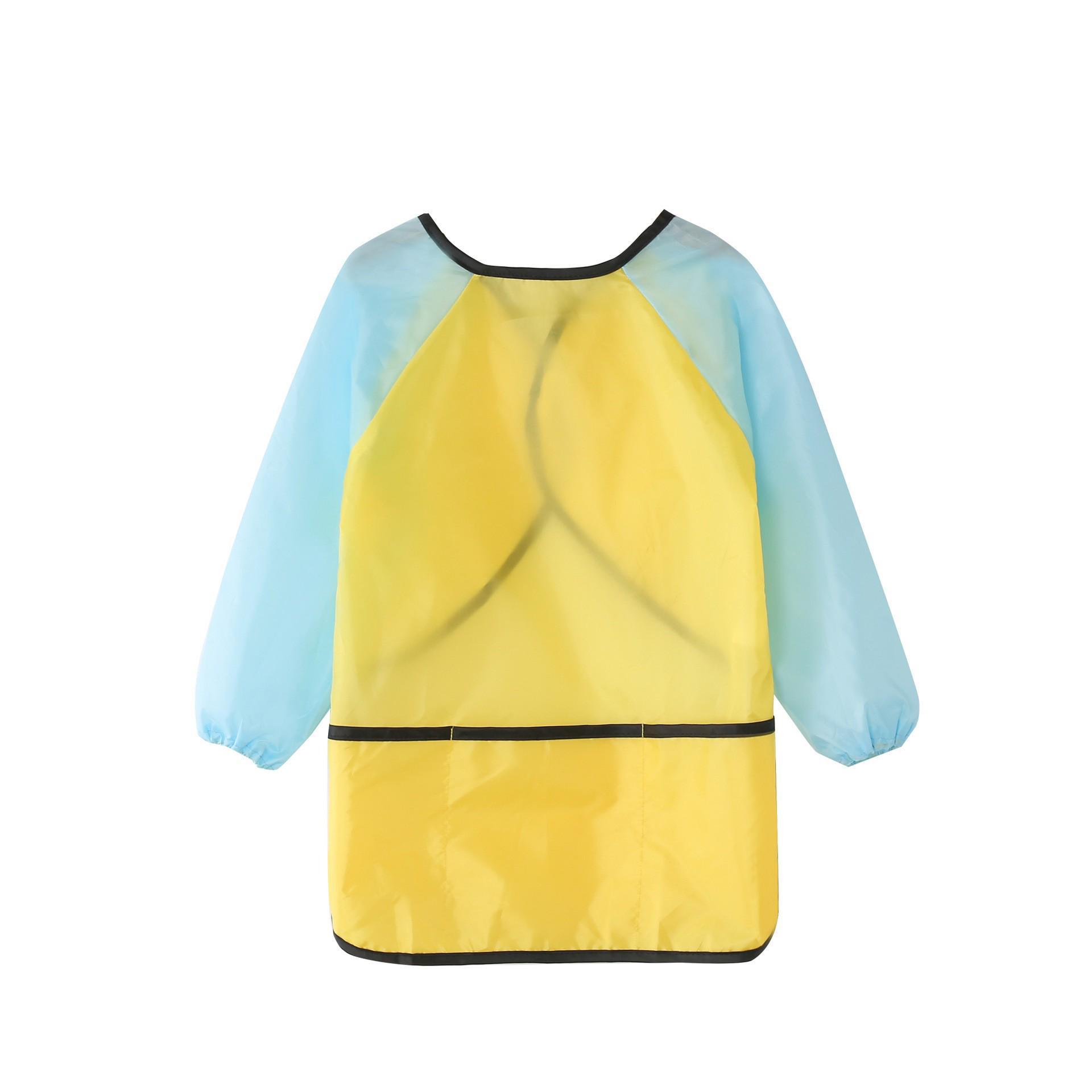 Children s Waterproof Long Sleeve Art Smock with Velcro for Painting and Crafts M