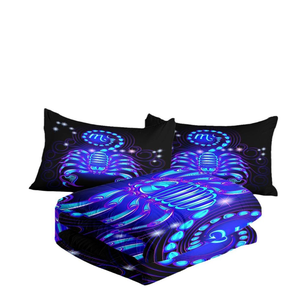 Constellation Fat Quilt Bedding Home Textile Fat Quilt Three-piece Quilt Cover