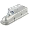 Straight Tongue Trailer Coupler 2in Channel Secure Coupling for 1 7 8in Hitch Ball 2000lbs Weight Capacity