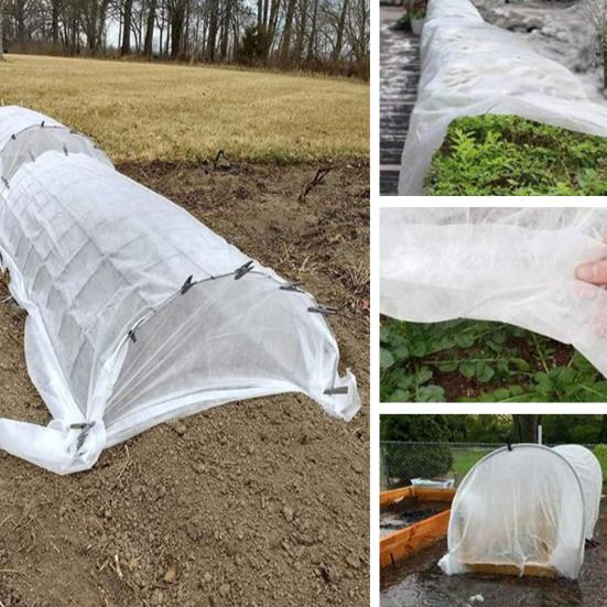 Yousheng Plant Cover Freeze Protection Kit Thickened Frost Cloth Blanket Reusable Garden Bed Covers for Winter Greenhouse Tunnel Snow Pest Protection