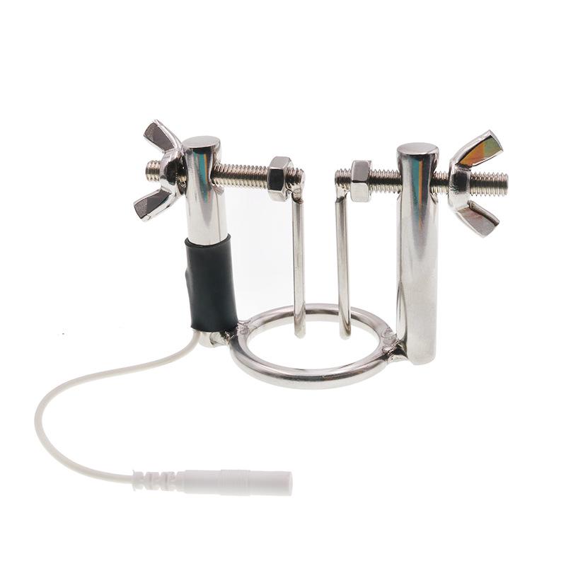 Electric Shock Pulse Urethral Dilator Kit with Stainless Steel Probe and Non-Woven Fabric Patch for Male Enhancement