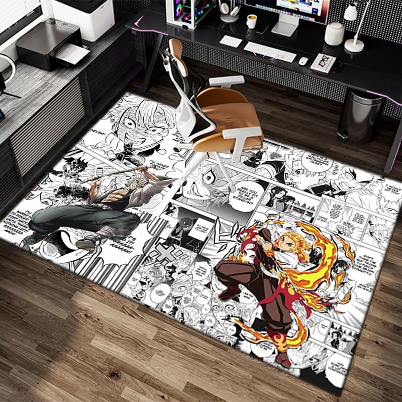 Japanese manga artist Koyoharu Gotouge's Demon Slayer carpet is suitable for living room and bedroom doormats office balcony decorative rugs H2