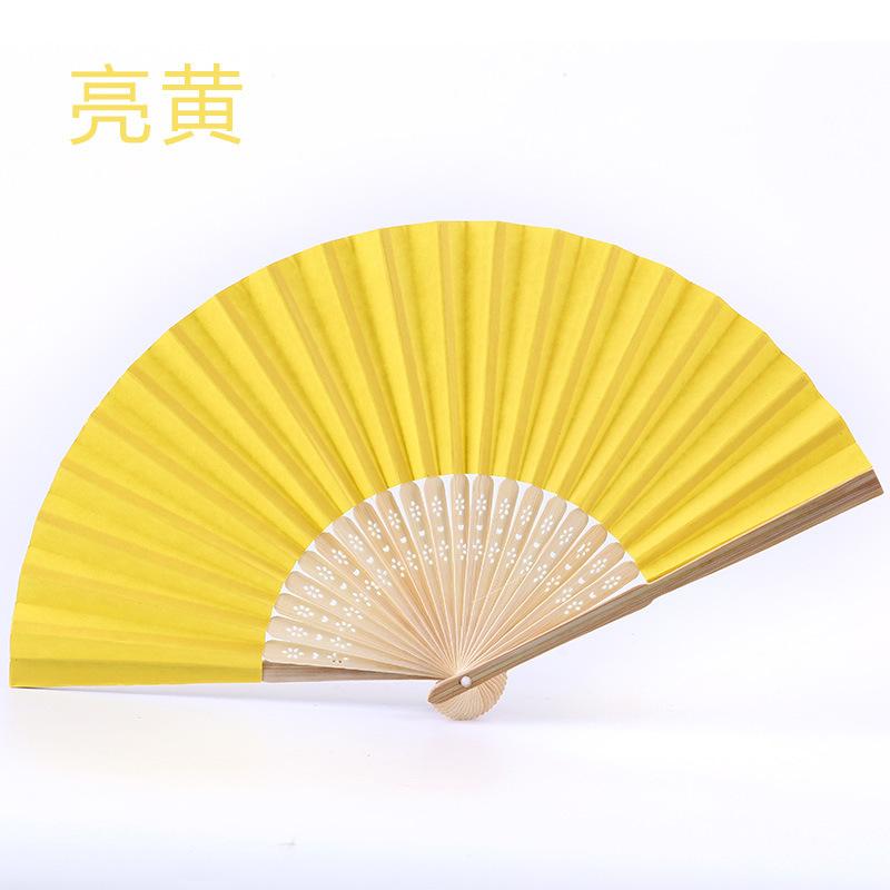 1PC Blank Folding Fan Portable Handheld Folding Fan Children Painting Fan DIY Handmade Materials