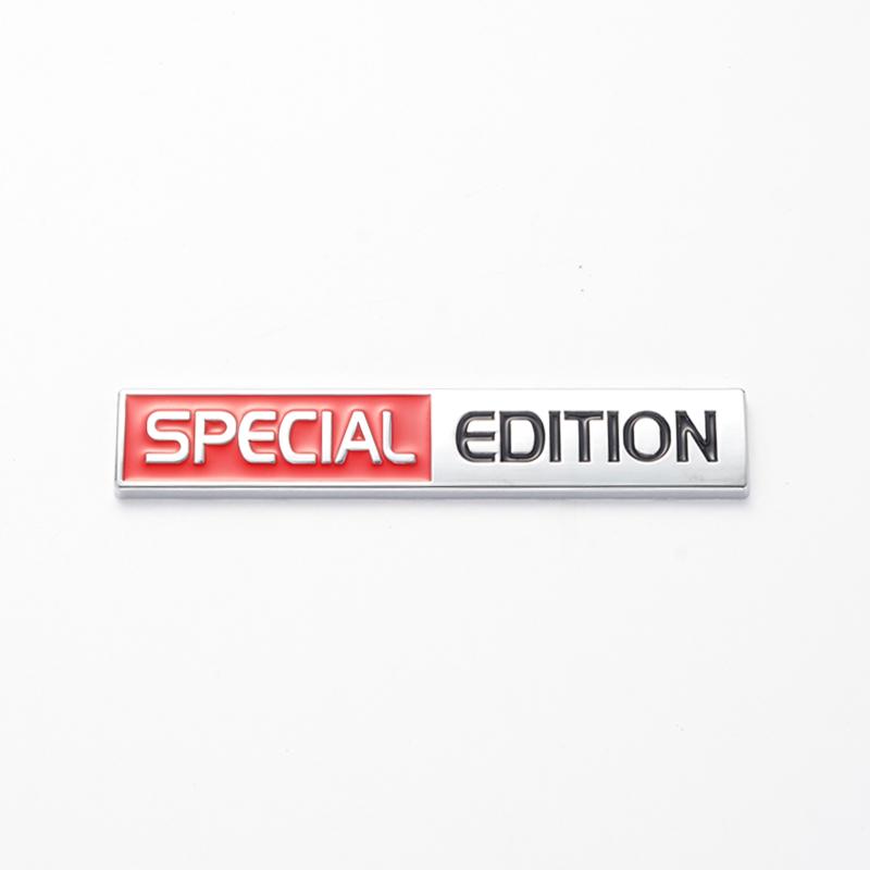 lsfc6 3D Metal Special Edition Logo Car Front Grille Emblem Rear Trunk Badge Decor Sticker For Toyota Ford Nissan Jeep Honda Opel Fiat