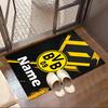 Custom Name Personalized Borussia Dortmund Print Carpet, Versatile Home Decor Rug, for Playroom, Apartment, Balcony, Entryway, Hallway Gift