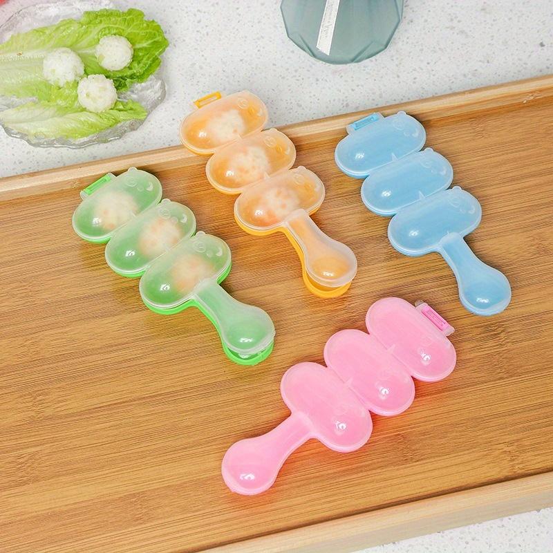 2pcs/set DIY Rice Ball Mold, 3-in-1 Rice Ball Shaker Kit, Creative Rice Ball Maker, Suitable for Lunch Boxes and Kitchen Use