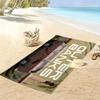 Outer Banks Poster Print Beach Towel, Large Soft Quick Dry Towel for Beach Camping Swimming