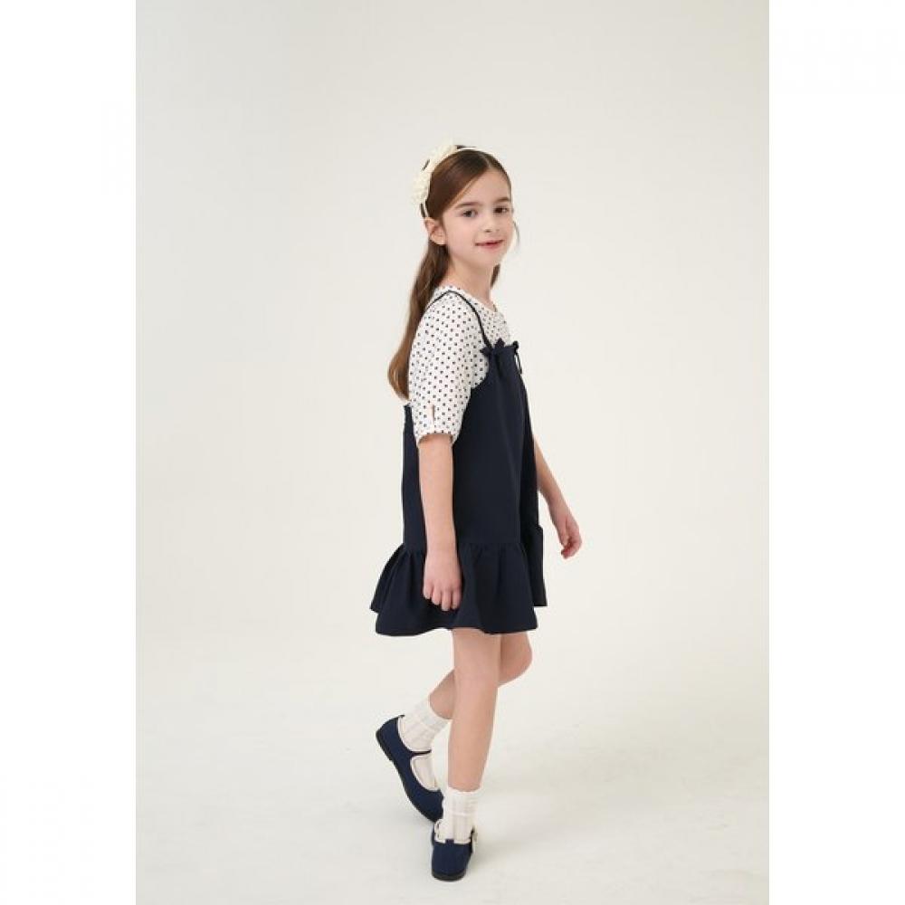 The Coffee Bean   Tea Leaf Navy Layered Dress Bz24op05nv