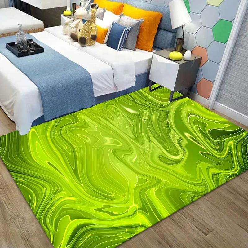 3D Streamline Pattern Carpet for Bedroom Area Rugs in The Living Room Home Decor Floor Mat Bedroom Carpet Decor DoorMat Play Mat