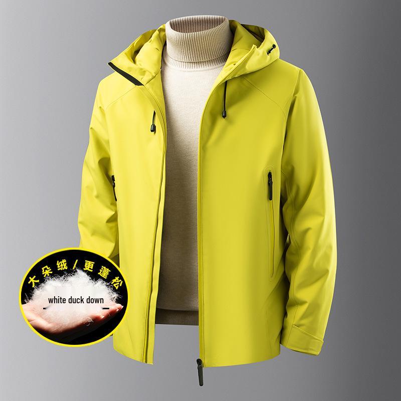 New Men's Waterproof Seamless Winter Duck Down Jacket