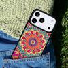 Mandala Flower Totem Soft Mobile Phone Case Compatible with IPhone 17 16 15 14 13 12 11Pro Max 17 Air Cover