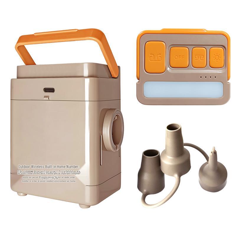 2600 mAh Przenośna Bezprzewodowa Elektryczna Pompa do Materaca Powietrznego