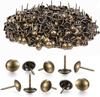 500 Clous de tapissier décoratifs bronze - Tête Ø11 mm, longueur 17 mm, métal pour meubles et DIY