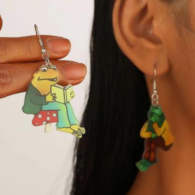Funny Creative Acrylic Ladies Earrings