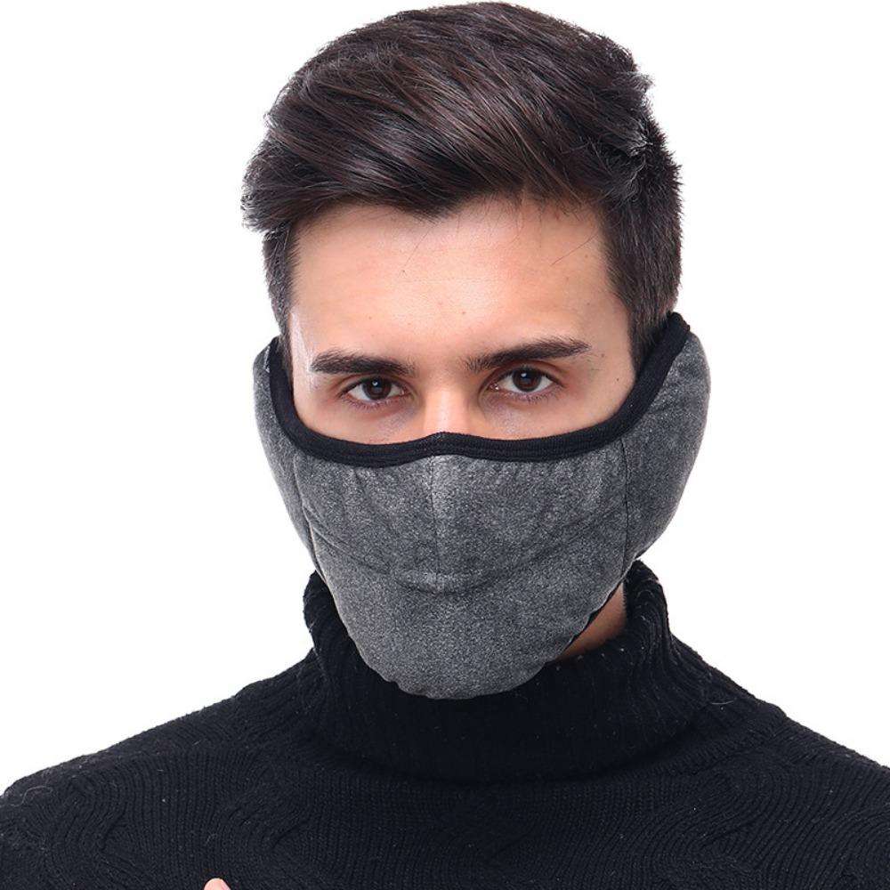 

Winter Wrap Band Ear Warmer Outdoor Riding Ear Muff New Mask Earmuffs Two-In-One сірий