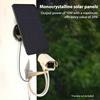 10W 5V Solar Panel 360 Adjustable Bracket Monocrystalline IP Security Camera Charger Wall Mount for Intelligent Doorbell Camera