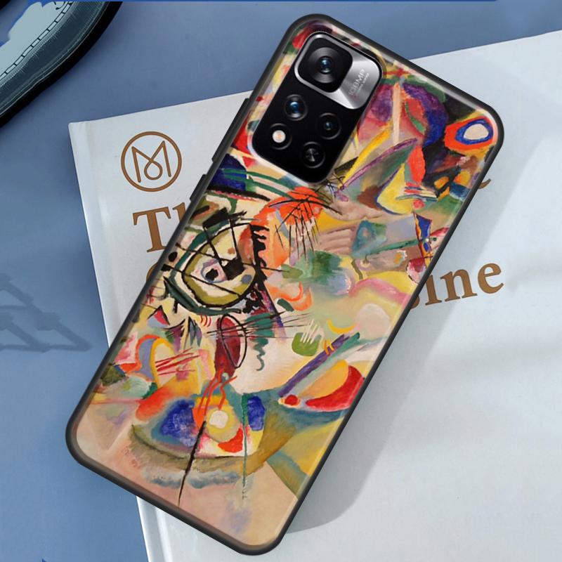 Wassily Kandinsky Abstract Artistic Case For Xiaomi Redmi Note 14 13 11 9 10 12 Pro 9S 10S 11S 12S Redmi 10C 12C 13C 14C Cover