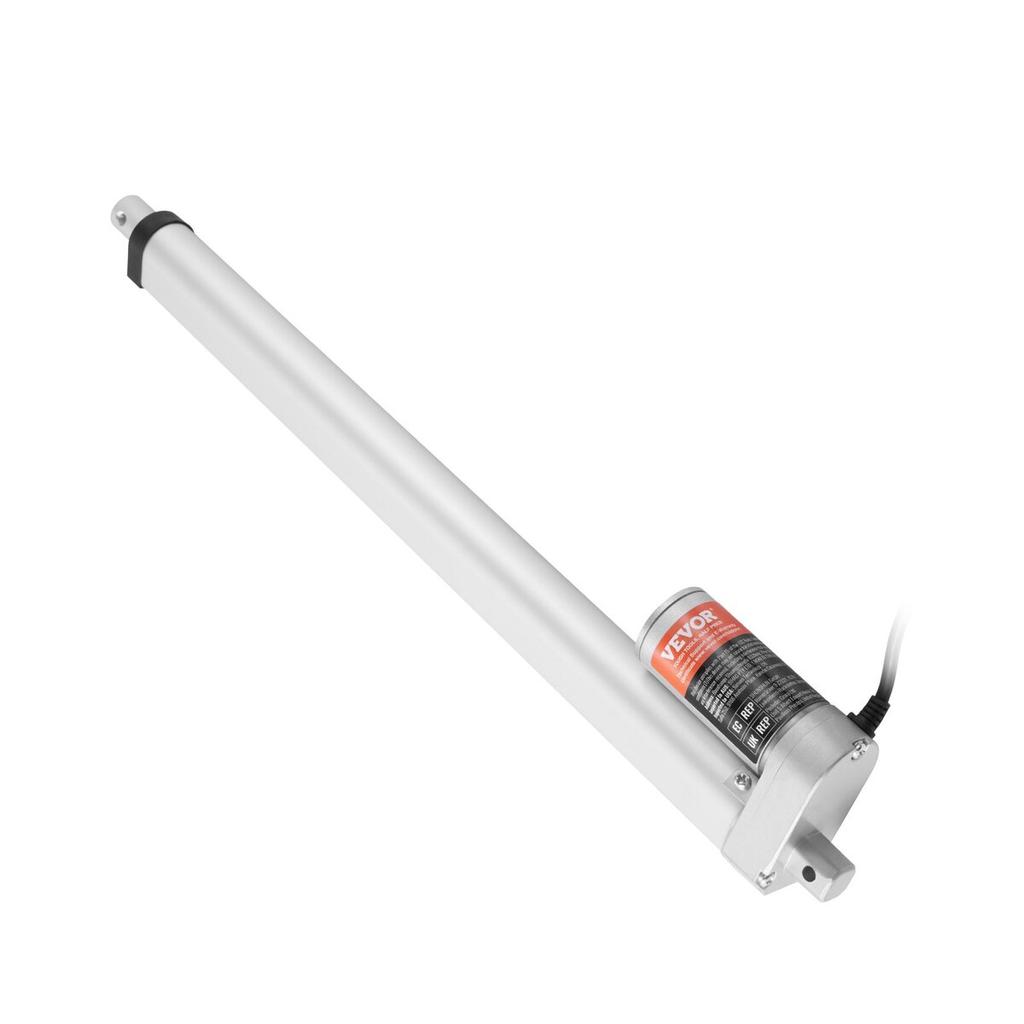 Linear Actuator 12V 16 Inch High Load 330lbs/1500N 0.19"/s IP54 Protection