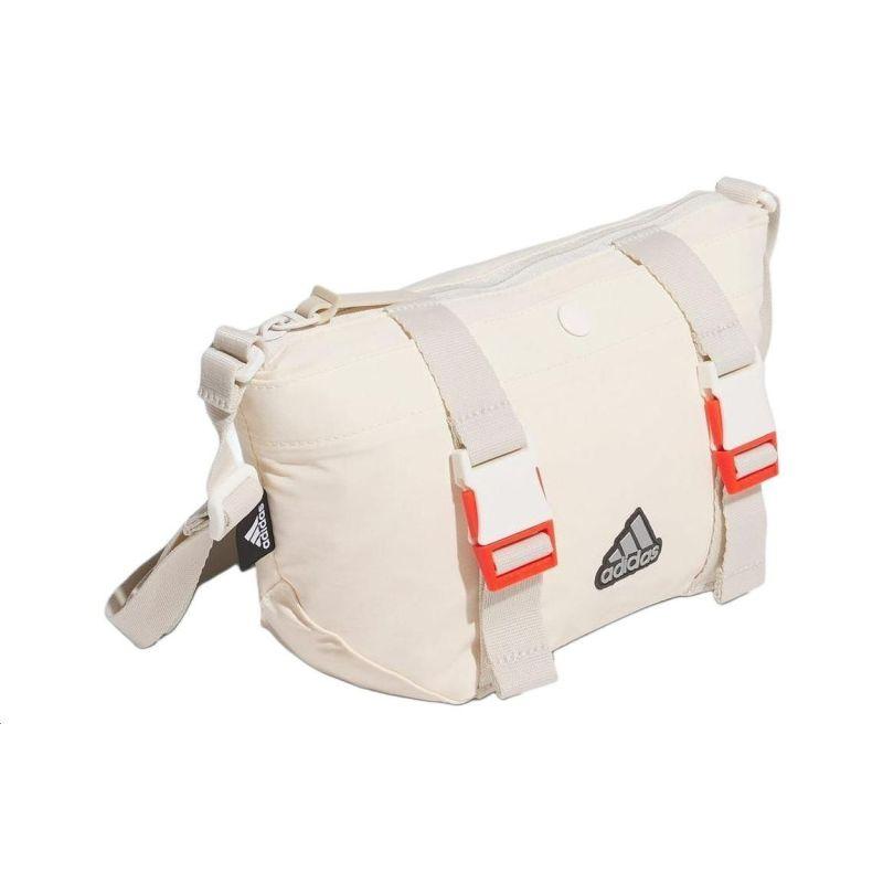 adidas Polyamide Shoulder Bag, Crossbody Bag Regular Unisex White Orange Adidas IA5260