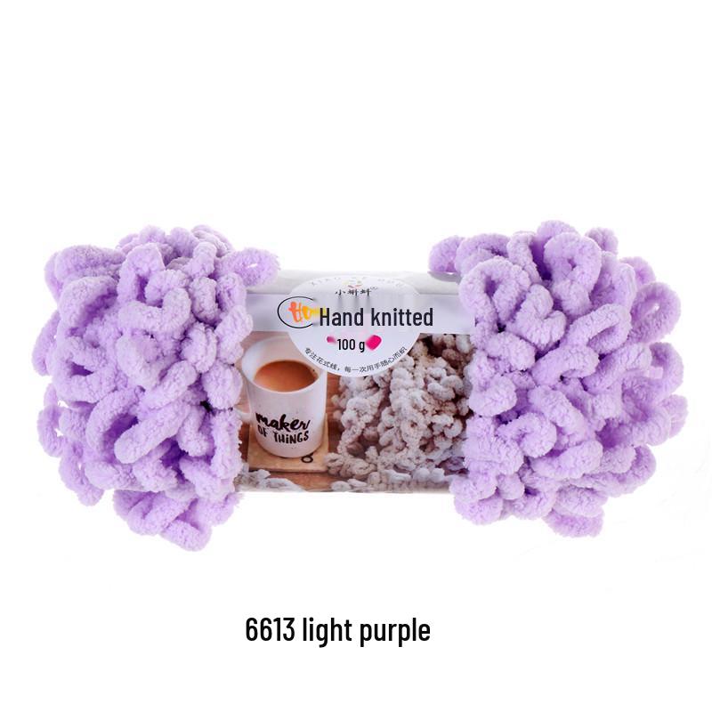Finger Yarn Donut DIY Knitted Pillow/Blanket - Medium Thick